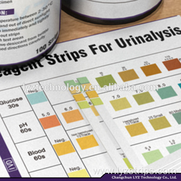 LYZ medical urine reagent test strips 4 parameters